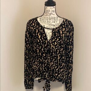 Leopard Print Women's Top